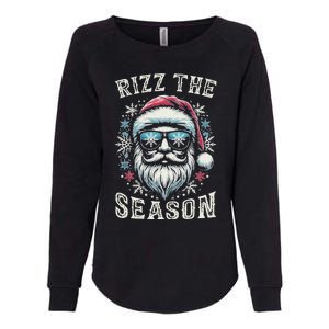 Rizz The Season Silly Christmas Funny Santa N Womens California Wash Sweatshirt