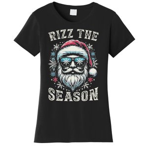 Rizz The Season Silly Christmas Funny Santa N Women's T-Shirt