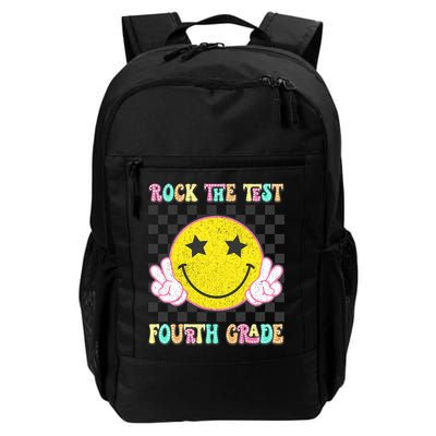 Rock The Staar Test Testing Day Smile Face Groovy Teacher  Backpack