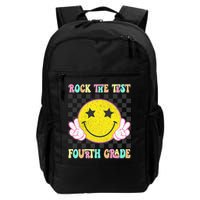 Rock The Staar Test Testing Day Smile Face Groovy Teacher  Backpack