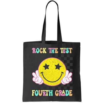 Rock The Staar Test Testing Day Smile Face Groovy Teacher  Bag