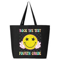 Rock The Staar Test Testing Day Smile Face Groovy Teacher  25L Jumbo Tote