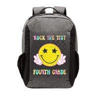 Rock The Staar Test Testing Day Smile Face Groovy Teacher  Vector Backpack