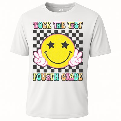 Rock The Staar Test Testing Day Smile Face Groovy Teacher  Performance Shirt