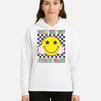 Rock The Staar Test Testing Day Smile Face Groovy Teacher  Hoodie