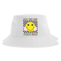 Rock The Staar Test Testing Day Smile Face Groovy Teacher  Sustainable Bucket Hat