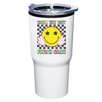 Rock The Staar Test Testing Day Smile Face Groovy Teacher  Tumbler
