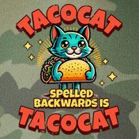 Retro Tacocat Spelled Backwards Is Taco Cat Legacy Tie Dye Trucker Hat