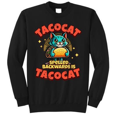 Retro Tacocat Spelled Backwards Is Taco Cat Sweatshirt