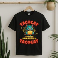 Retro Tacocat Spelled Backwards Is Taco Cat T-Shirt