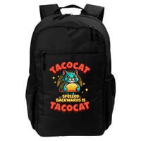 Retro Tacocat Spelled Backwards Is Taco Cat Backpack