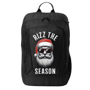 Rizz The Season Christmas Funny Santa City Backpack