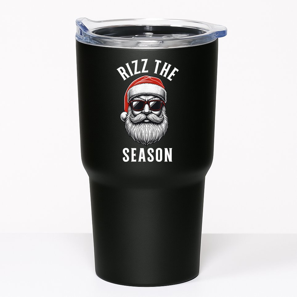Rizz The Season Christmas Funny Santa Tumbler