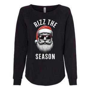 Rizz The Season Christmas Funny Santa Womens California Wash Sweatshirt