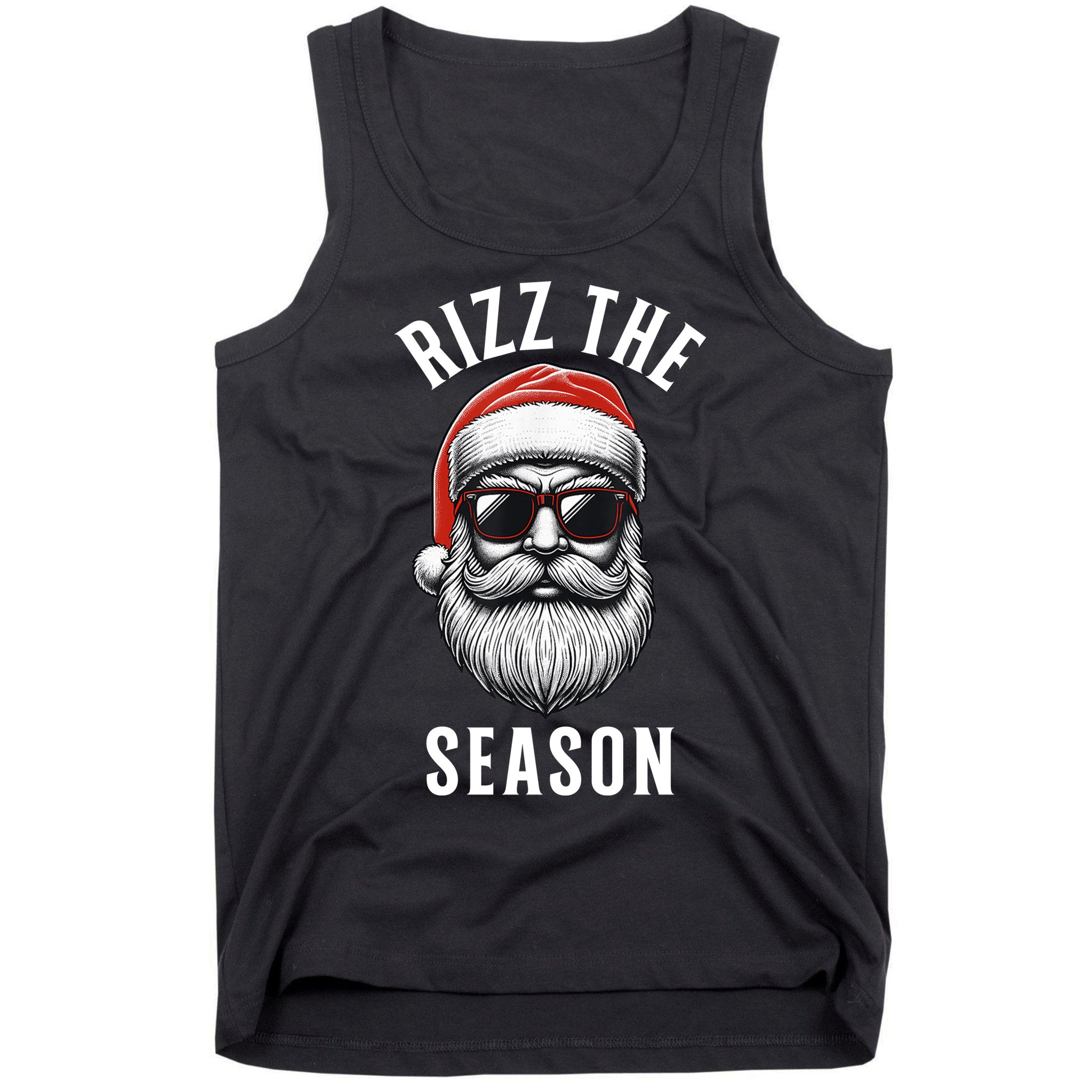 Rizz The Season Christmas Funny Santa Tank Top