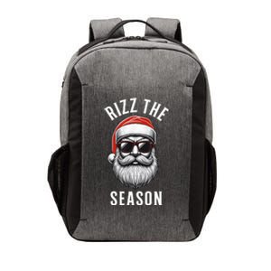 Rizz The Season Christmas Funny Santa Vector Backpack