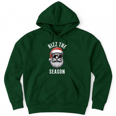 Rizz The Season Christmas Funny Santa Hoodie