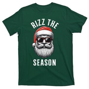 Rizz The Season Christmas Funny Santa T-Shirt