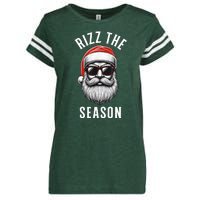 Rizz The Season Christmas Funny Santa Enza Ladies Jersey Football T-Shirt