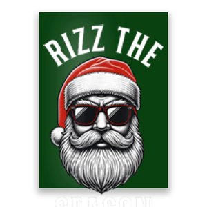 Rizz The Season Christmas Funny Santa Poster