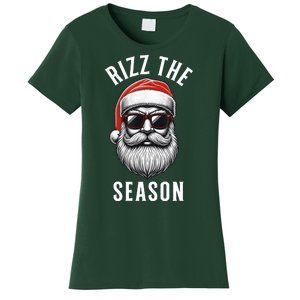 Rizz The Season Christmas Funny Santa Women's T-Shirt