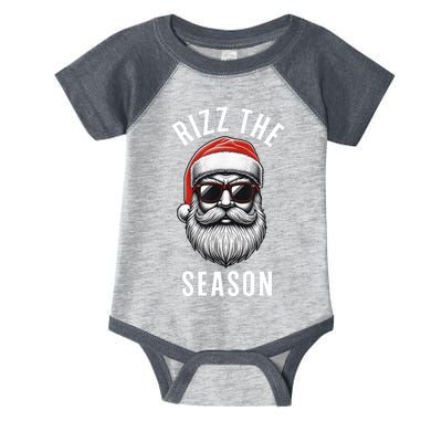 Rizz The Season Christmas Funny Santa Infant Baby Jersey Bodysuit