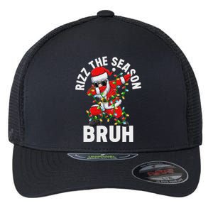 Rizz The Season Bruh Christmas Santa Claus Rizzler Flexfit Unipanel Trucker Cap