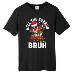 Rizz The Season Bruh Christmas Santa Claus Rizzler Tall Fusion ChromaSoft Performance T-Shirt