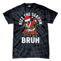 Rizz The Season Bruh Christmas Santa Claus Rizzler Tie-Dye T-Shirt