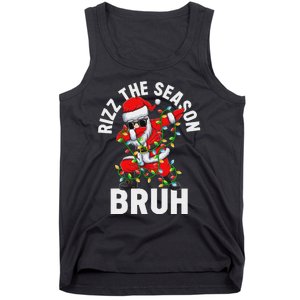 Rizz The Season Bruh Christmas Santa Claus Rizzler Tank Top