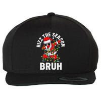 Rizz The Season Bruh Christmas Santa Claus Rizzler Wool Snapback Cap