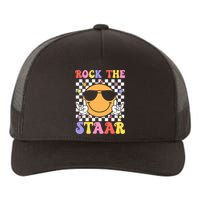 Rock The Staar Test Testing Day Smile Face Groovy Teacher  Yupoong Adult 5-Panel Trucker Hat
