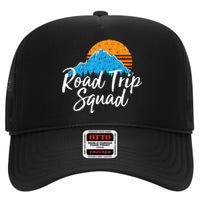 Road Trip Squad Traveling Souvenir High Crown Mesh Back Trucker Hat