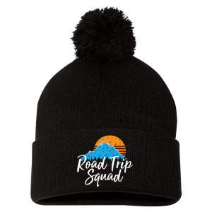 Road Trip Squad Traveling Souvenir Pom Pom 12in Knit Beanie