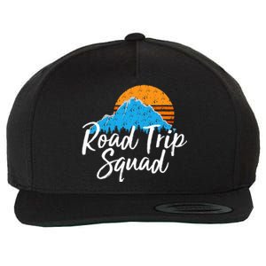 Road Trip Squad Traveling Souvenir Wool Snapback Cap