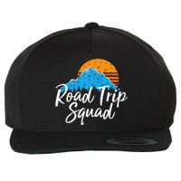 Road Trip Squad Traveling Souvenir Wool Snapback Cap