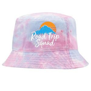 Road Trip Squad Traveling Souvenir Tie-Dyed Bucket Hat