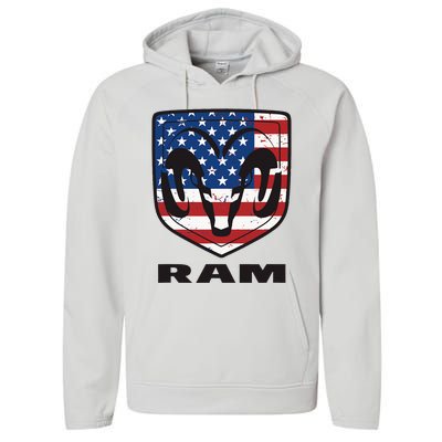 R.A.M Trucks Shield Flag Performance Fleece Hoodie