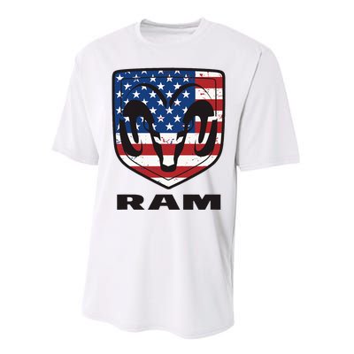 R.A.M Trucks Shield Flag Performance Sprint T-Shirt