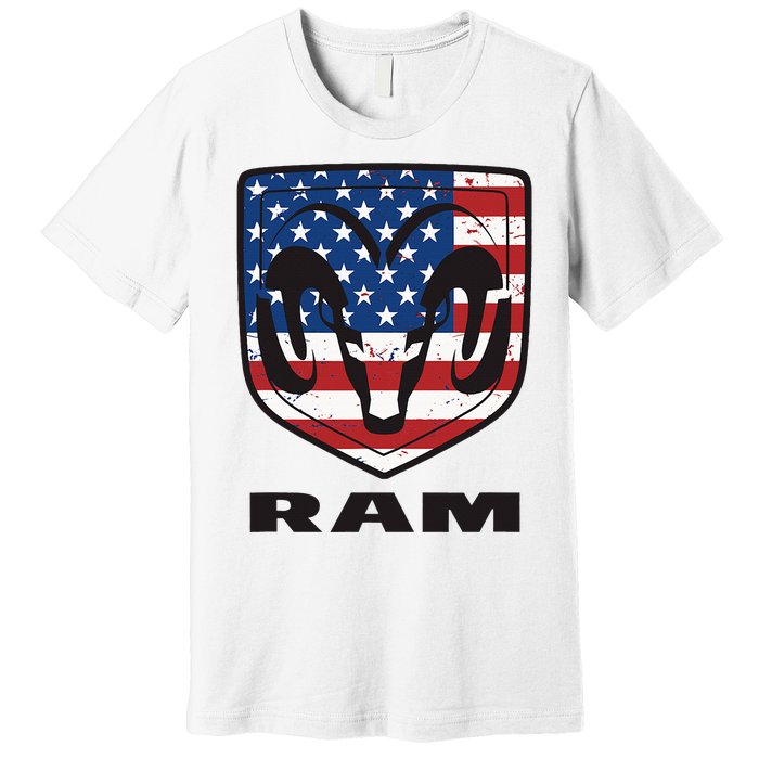 R.A.M Trucks Shield Flag Premium T-Shirt