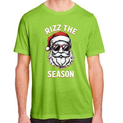 Rizz The Season Silly Christmas Funny Santa Adult ChromaSoft Performance T-Shirt