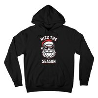 Rizz The Season Silly Christmas Funny Santa Hoodie