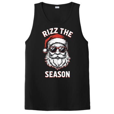 Rizz The Season Silly Christmas Funny Santa PosiCharge Competitor Tank