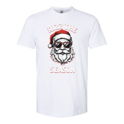 Rizz The Season Silly Christmas Funny Santa Softstyle CVC T-Shirt