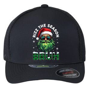 Rizz The Season Bruh Christmas Rizzmas Santa Claus Rizzler Flexfit Unipanel Trucker Cap