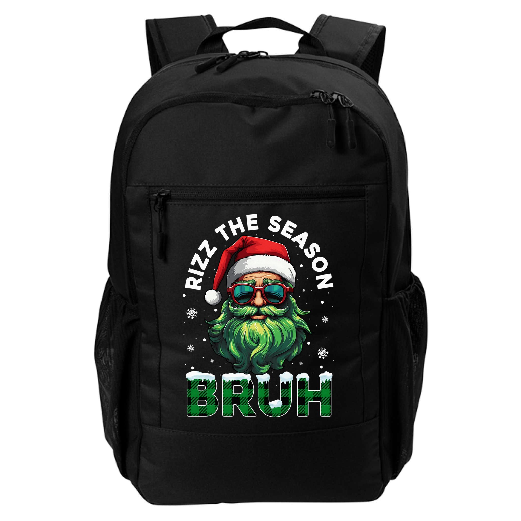 Rizz The Season Bruh Christmas Rizzmas Santa Claus Rizzler Backpack