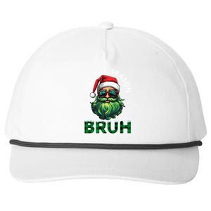 Rizz The Season Bruh Christmas Rizzmas Santa Claus Rizzler Snapback Five-Panel Rope Hat