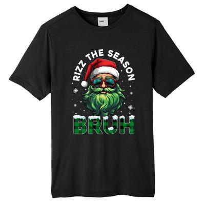 Rizz The Season Bruh Christmas Rizzmas Santa Claus Rizzler Tall Fusion ChromaSoft Performance T-Shirt