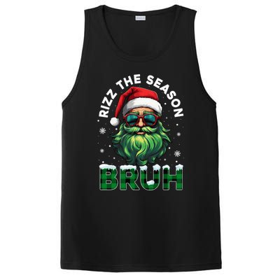 Rizz The Season Bruh Christmas Rizzmas Santa Claus Rizzler PosiCharge Competitor Tank