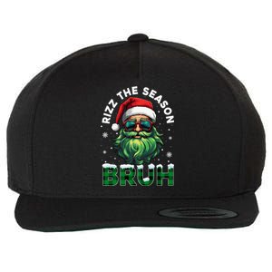 Rizz The Season Bruh Christmas Rizzmas Santa Claus Rizzler Wool Snapback Cap